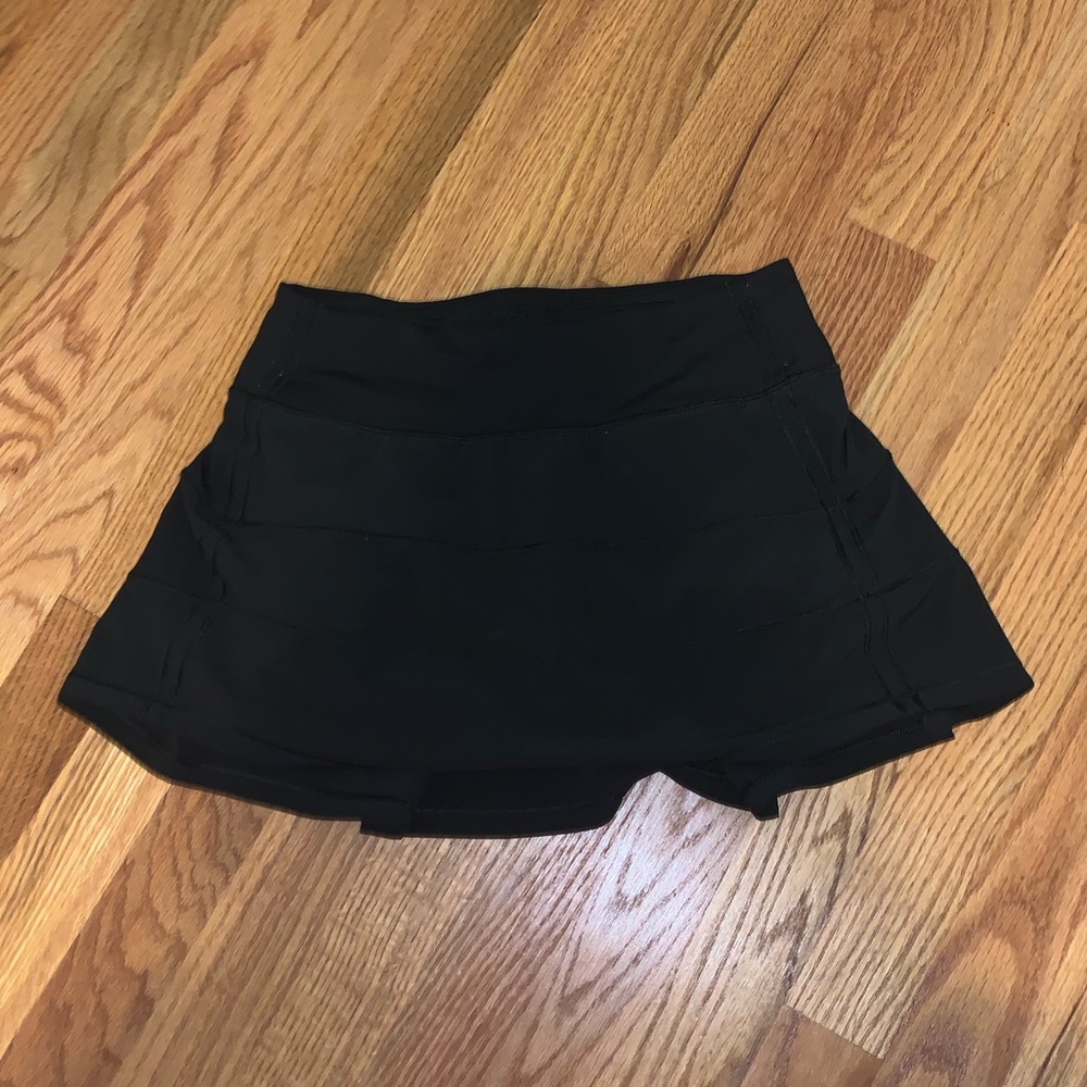 Lululemon Black Pace Rival Skirt